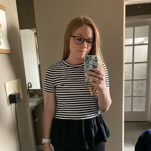 Kate Spade Broome Street Stripe Top